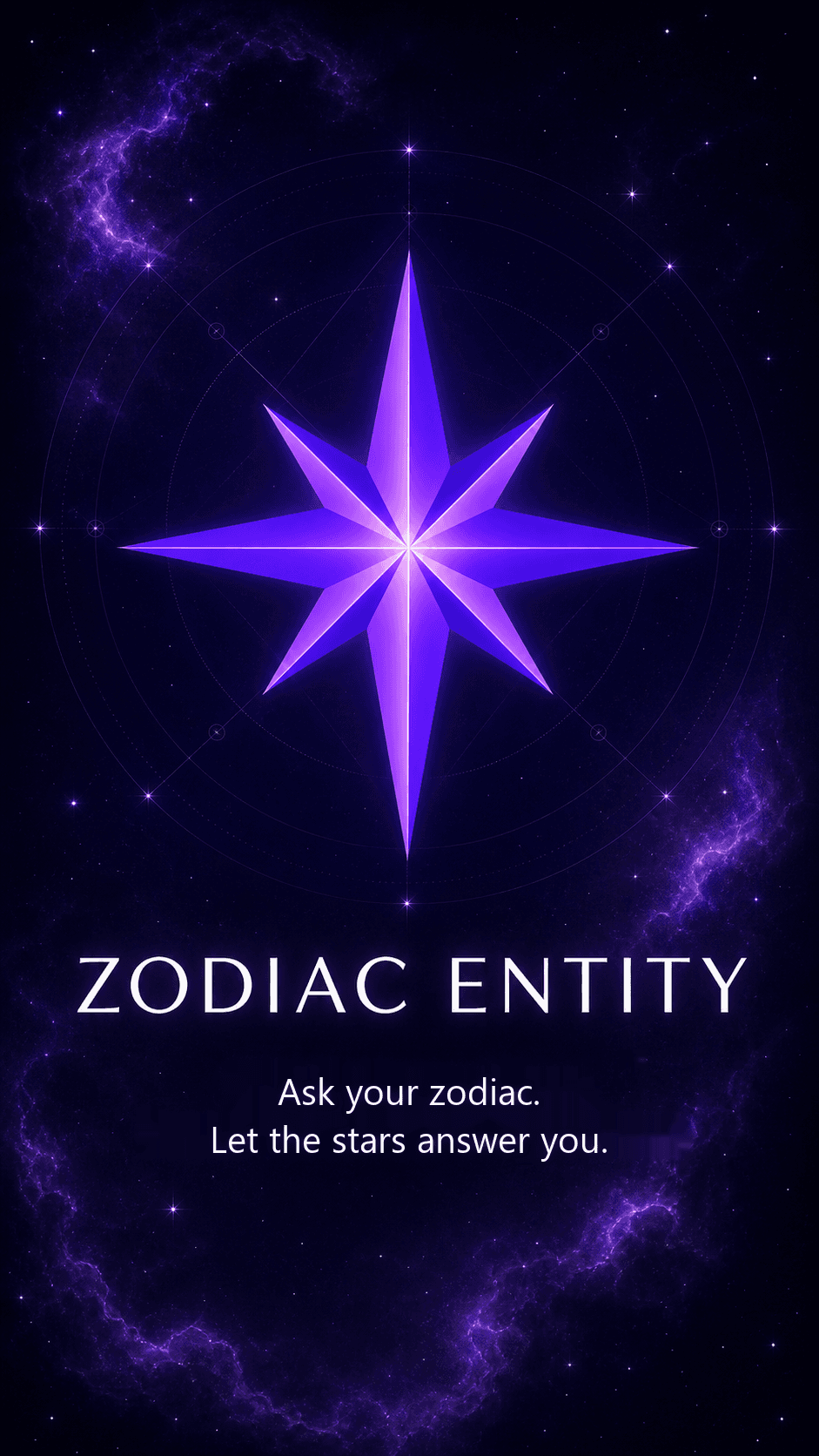 Zodiac Entity: ask your zodiac and let the stars answer you